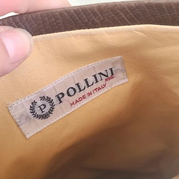 Pollini Python Brown Knee-High Boots - Picture 6 of 10